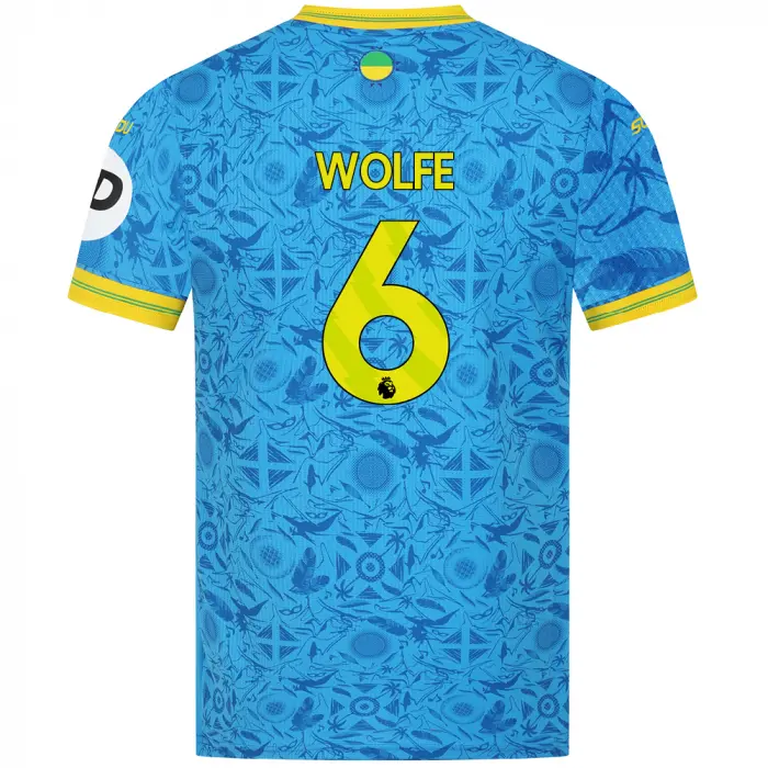 Wolverhampton Wanderers Store | Shop Official 2025-26 Wolves Pro Third Shirt – Adult WOLFE 6 Wolves Gear